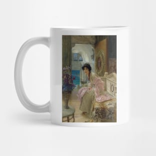 Watching And Waiting by Lawrence Alma-Tadema Mug